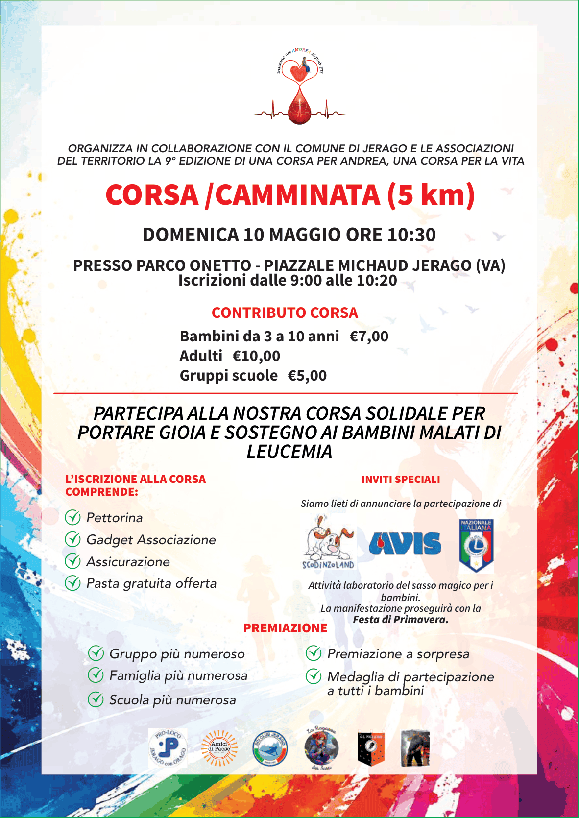 una corsa per andrea 2026 - retro