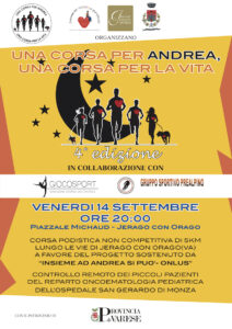 Una corsa per Andrea, una corsa per la vita